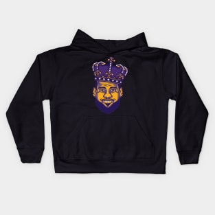 King James Vector Art Kids Hoodie